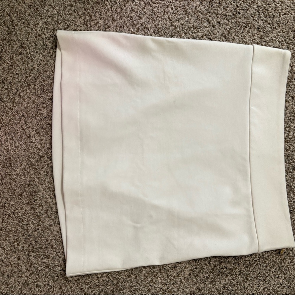 White Mini Skirt